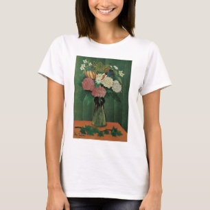 Blume mit Ivy von Henri Rousseau, Vintage Blüte T-Shirt