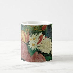Blume mit Ivy von Henri Rousseau, Vintage Blüte Tasse