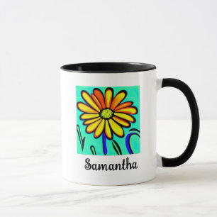 Blume mit niedlichen Blumenbezeichnungen Personali Tasse