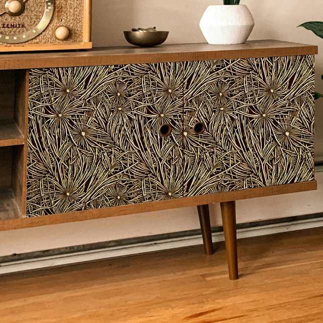 Blume mit Spiky Massed Muster Decoupage Seidenpapier (Von Creator hochgeladen)