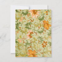 Blume mit Vintagen chinesischen Zierschriften