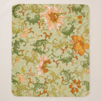 Blume mit Vintagen chinesischen Zierschriften