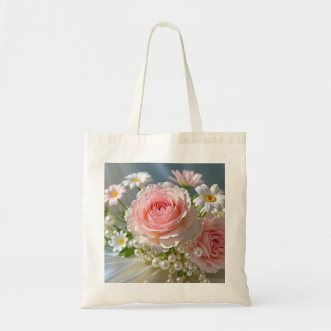 Blume mit zeitloser, extravaganter Eleganz Tragetasche (Vorne)