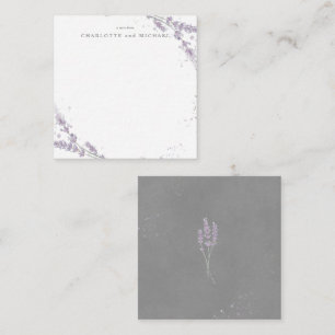 Blume Mitteilungskarte