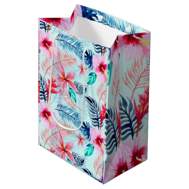 Blume Mittlere Geschenktüte (Vorderseite Schrägansicht)