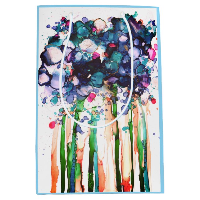 Blume Mittlere Geschenktüte (Vorderseite)