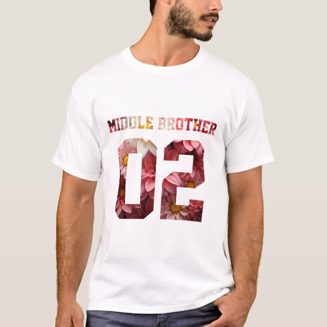 Blume Mittlerer Bruder 02 T-Shirt (Vorderseite)
