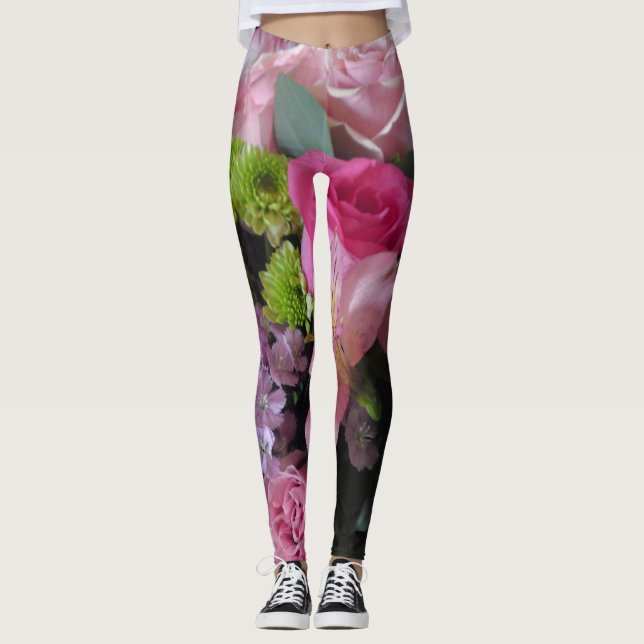 Blume Mix Leggings (Vorderseite)