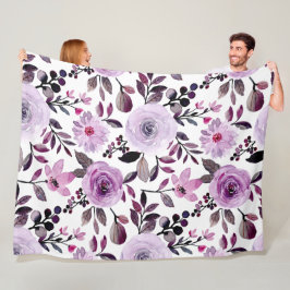 Blume Modernes und frisches Muster Fleecedecke