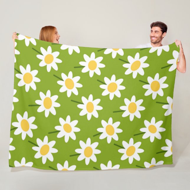 Blume Modernes und frisches Muster Fleecedecke (Beispiel)