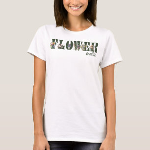Blume Monat in Blume T - Shirt