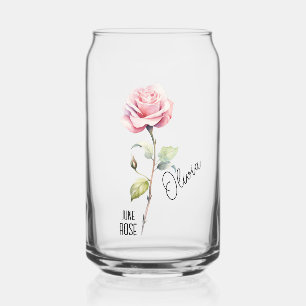 Blume Monat Juni Rose Name Dosenglas