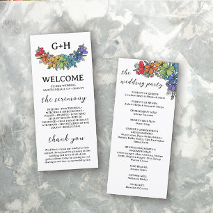 Blume Mongram LGBTQ Hochzeit