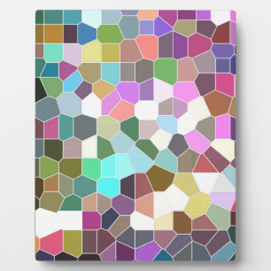 Blume Mosaic Fotoplatte