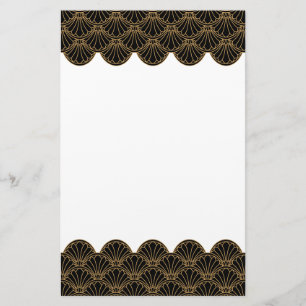 Blume Motif Briefpapier