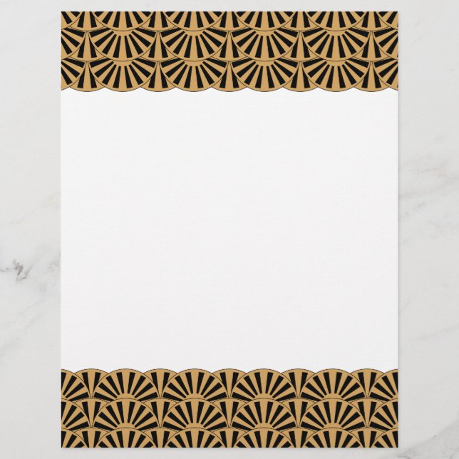 Blume Motif für das Schwarze Déco (Vorderseite)