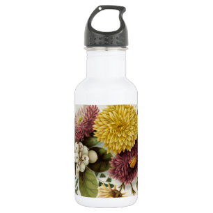 Blume Mum Floral Edelstahlflasche