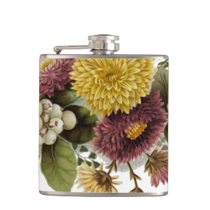 Blume Mum Floral Flachmann