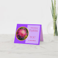Blume Mums Dankeschön Karte 2