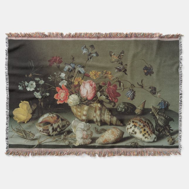 Blume, Muscheln und Insekten Balthasar van der Ast Decke (Vorderseite)