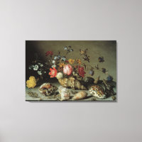 Blume, Muscheln und Insekten Balthasar van der Ast