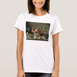 Blume, Muscheln und Insekten Balthasar van der Ast T-Shirt