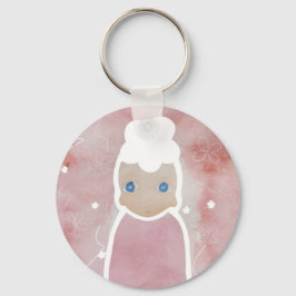 Blume müssen weiß sein schlüsselanhänger