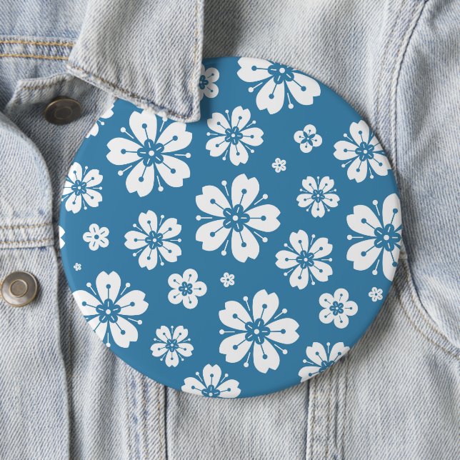 Blume Muster 5 Button (Beispiel)