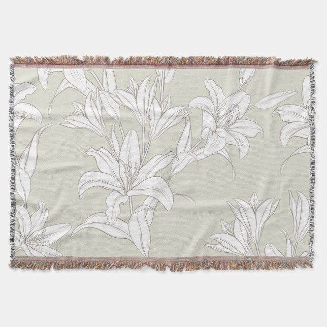 Blume Muster 9 Decke (Vorderseite)