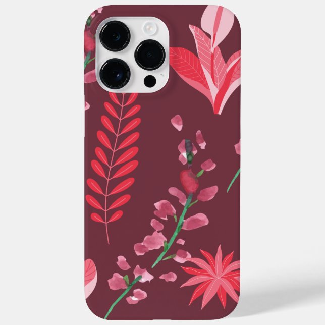 Blume Muster. Case-Mate iPhone Hülle (Rückseite)