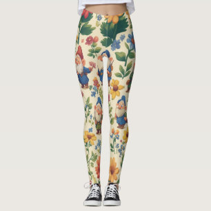 Blume Muster-Design Leggings