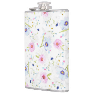 Blume Muster Flachmann