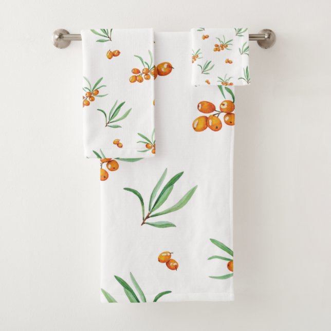Blume Muster Frühjahrsmuster Badhandtuch Set (Insitu)