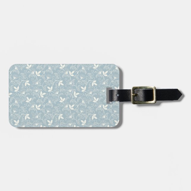 Blume Muster Frühjahrsmuster Gepäckanhänger (Vorderseite horizontal)