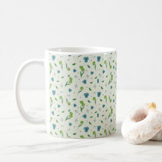 Blume Muster Frühling florale Klassik Kaffeetasse