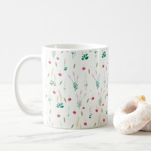 Blume Muster Frühling florale Klassik Kaffeetasse