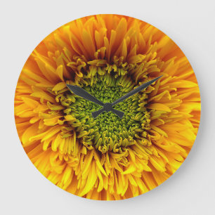 Blume Muster Große Uhr