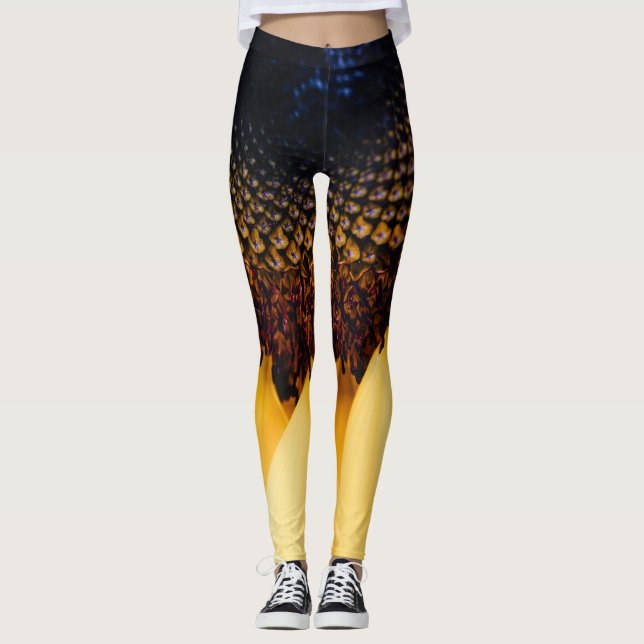 Blume Muster Leggings (Vorderseite)