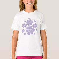 Blume Muster - Lila
