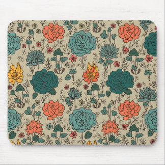 Blume-Muster-Maus-Pad Mousepad