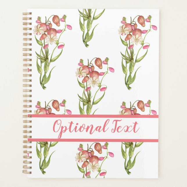 Blume Muster Planer (Vorderseite)