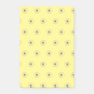 Blume Muster Post-it-Hinweise Post-it Klebezettel