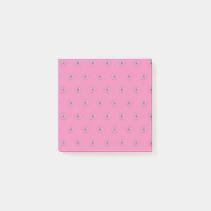 Blume Muster Rosa Post-it-Hinweise Post-it Klebezettel