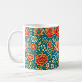 Blume Muster Tasse