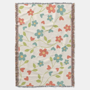 Blume-Muster-Throw-Deckeln Decke
