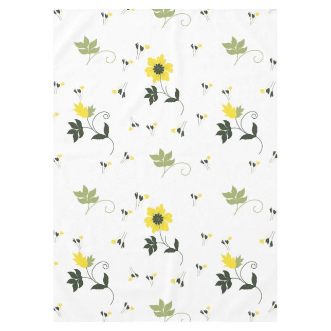 Blume Muster Tischdecke (Vorderseite)