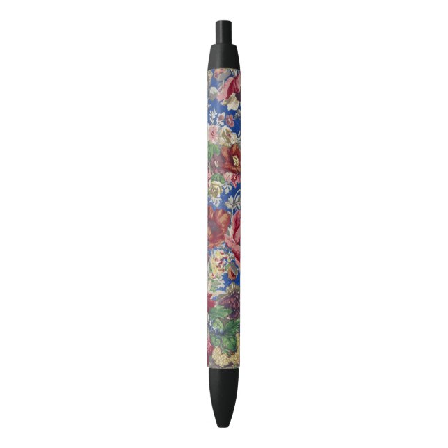 Blume Muster Vintag Art Kugelschreiber (Vorderseite Vertikal)