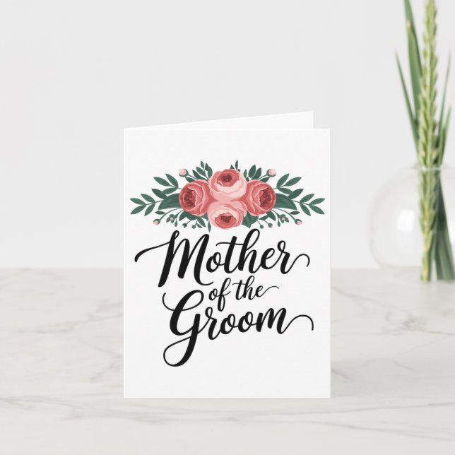 Blume Mutter der Polterabend Mama von der Erde Karte (Vorderseite)