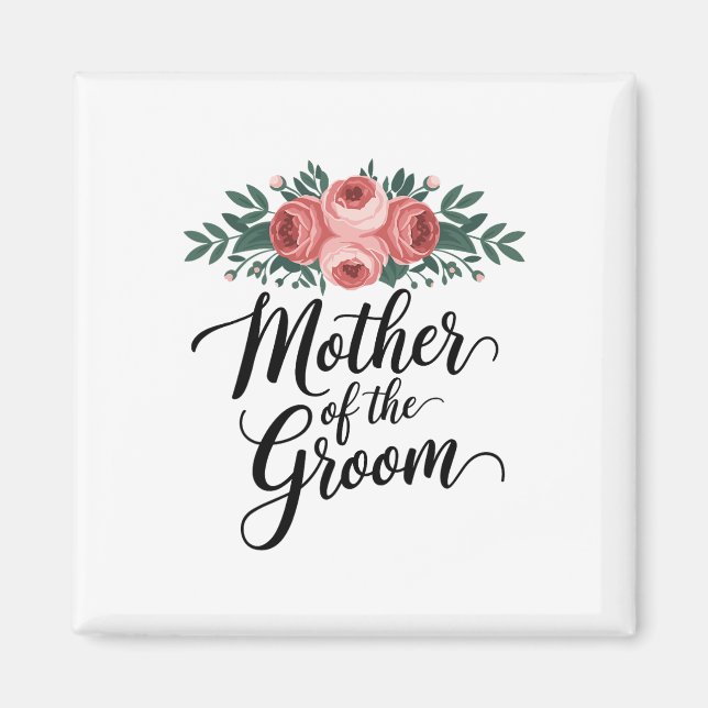 Blume Mutter der Polterabend Mama von der Erde Magnet (Vorne)