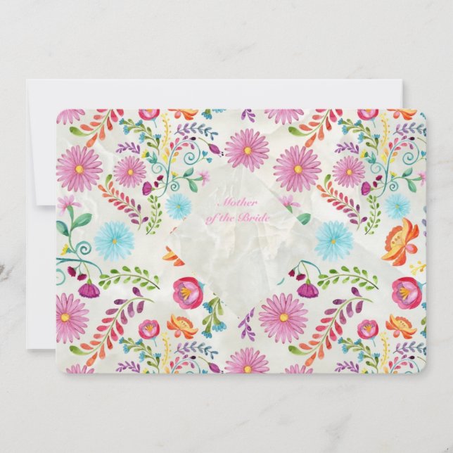 Blume Mutter eines Brautgeschenks - individuell an (Vorderseite)